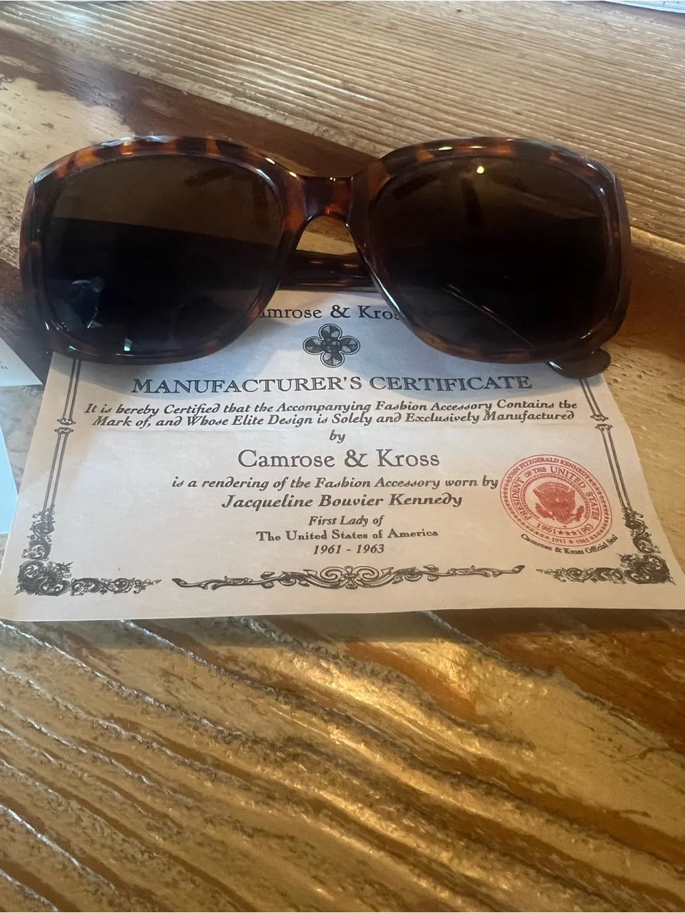 Camrose & Kross Women's Tortoiseshell Sunglasses - Brown Lenses